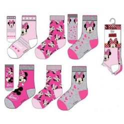 Disney Minnie gyerek zokni 3 pár/csomag 31-34 felső sor
