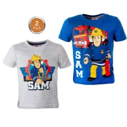   Sam a tűzoltó gyerek rövid póló 2 db-os szett 7 - 8 év / 122 - 128 cm