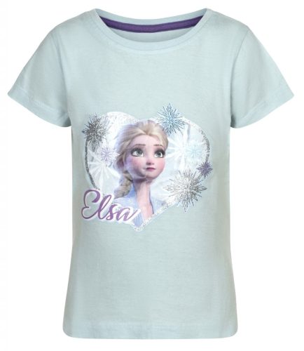 Disney Jégvarázs Elsa gyerek rövid póló, felső 5 -6 év / 110 - 116 cm