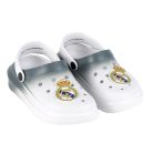 Real Madrid Coat of Arms White gyerek papucs, clog 28/29
