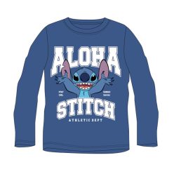   Disney Lilo és Stitch, A csillagkutya Athletic Blue gyerek hosszú póló, felső 3 év / 98 cm