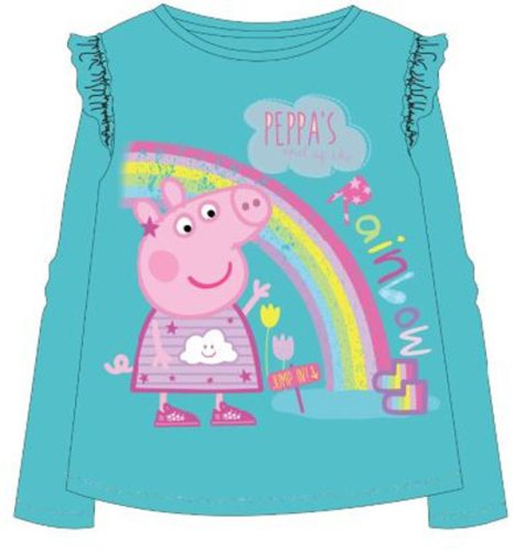 Peppa malac Rainbow gyerek hosszú póló, felső 110 cm