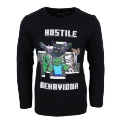   Minecraft Hostile gyerek hosszú ujjú póló, felső 8 év / 128 cm