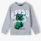 Minecraft Grey gyerek pulóver 10 év / 140 cm