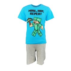 Minecraft gyerek rövid pizsama 10 év