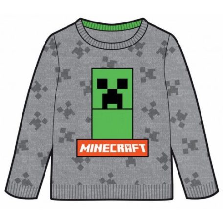 Minecraft gyerek kötött pulóver 8 év
