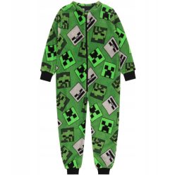   Minecraft Emerald gyerek hosszú pizsama, overál 5 - 6 év / 110 - 116 cm