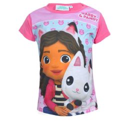   Gabi babaháza Pandy Pink gyerek rövid póló, felső 4 év / 104 cm