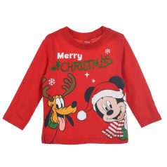 Disney Mickey Karácsonyi baba póló, felső 12 hó