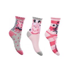 Peppa malac Sparkle Steps Grey gyerek zokni  23/26