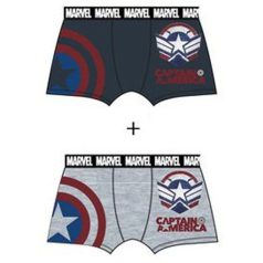 Marvel, Amerika kapitány férfi boxeralsó 2 darab/csomag M