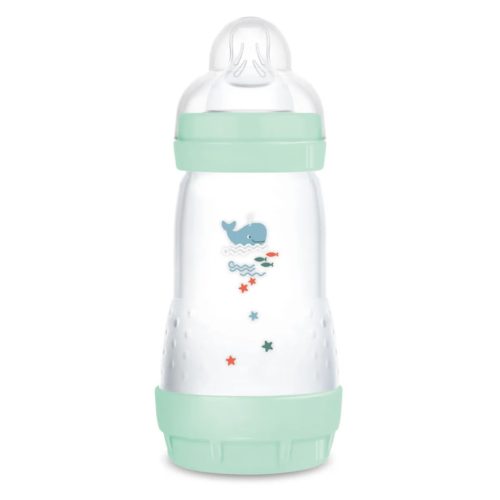 MAM Anti-Colic cumisüveg 260 ml Sealife (2024) - 2h+ - Kék - Bálna