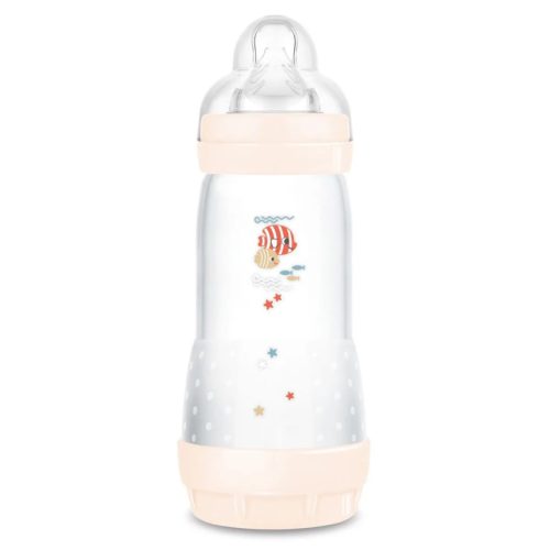 MAM Anti-Colic cumisüveg 320 ml Sealife (2024) - 4h+ - Bézs - Hal