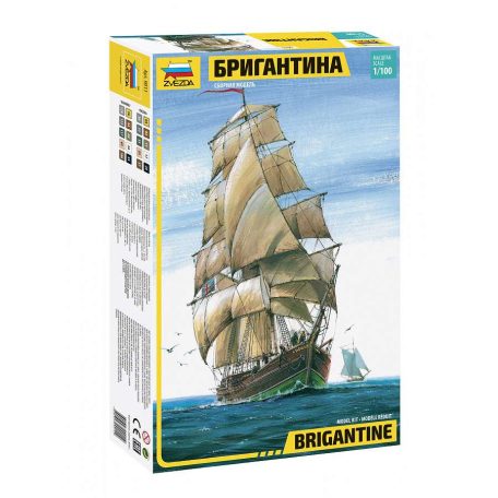 Zvezda English Brigantine  1:100 makett hajó (9011)