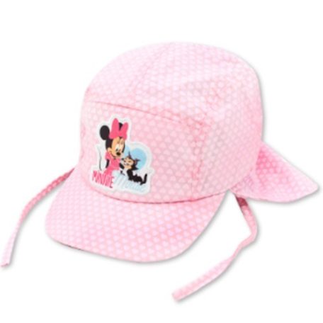 Disney Minnie baba/gyerek kendős sapka 50-es rózsaszín