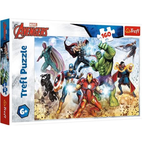 Trefl 160 db-os puzzle Avengers, Bosszúállók - Készen a világ megmentésére (15368) *