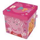 Peppa Malac puffos játéktároló max. 80 kg 30×30×30 cm