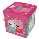 Peppa Malac puffos játéktároló max. 80 kg 30×30×30 cm