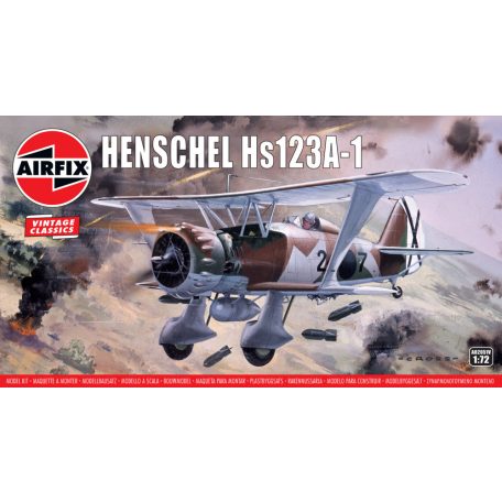 Airfix Henschel Hs123A-1 1:72 makett repülő (A02051V)