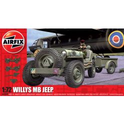 Airfix Willys MB Jeep 1:76 makett harcjármű (A02339)