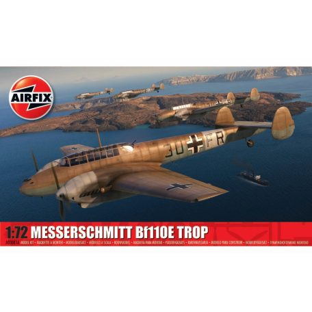 Airfix - Messerschmitt Bf110E/E-2 TROP 1:72 makett repülő (A03081A)