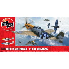   Airfix North American P51-D Mustang 1:48 makett repülő (A05138)