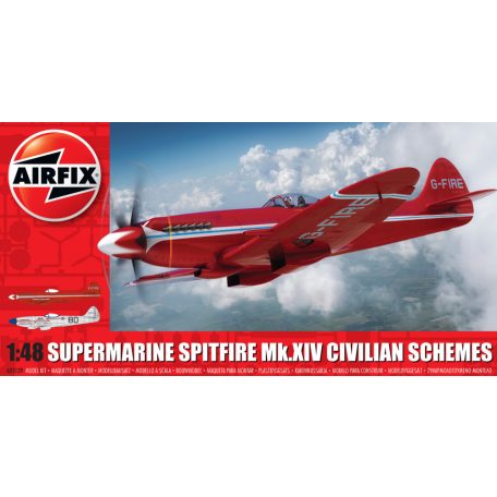 Airfix Supermarine Spitfire MkXIV Civilian Schemes 1:48 makett repülő (A05139)