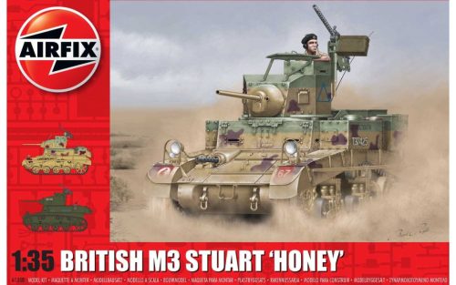 Airfix M3 Stuart Honey  1:35 makett harcjármű (A1358)