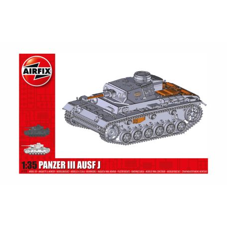 Airfix Panzer III AUSF J 1:35 makett harcjármű (A1378)
