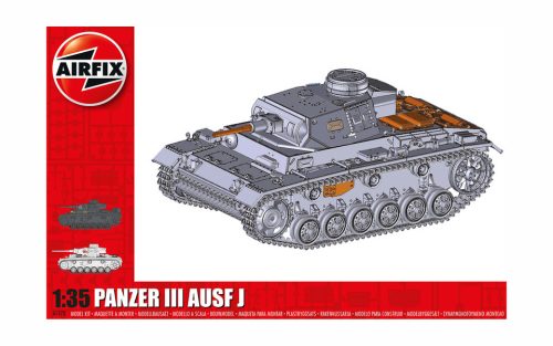 Airfix Panzer III AUSF J 1:35 makett harcjármű (A1378)