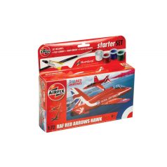   Airfix Red Arrows Hawk  1:72 makett készlet festékkel és kiegészítőkkel (A55002)