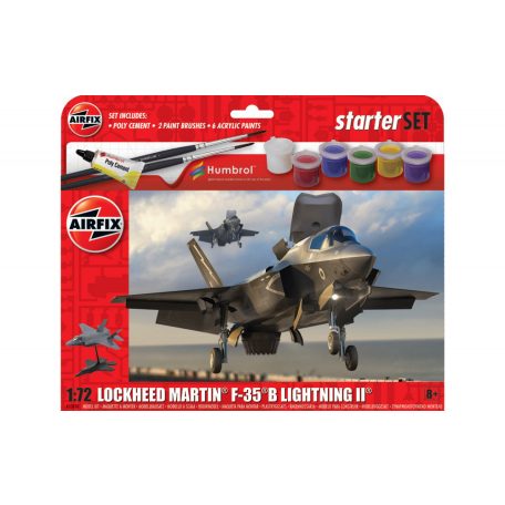 Airfix - Starter Set - Lockheed Martin F-35B Lightning II 1:72 makett szett (A55010)