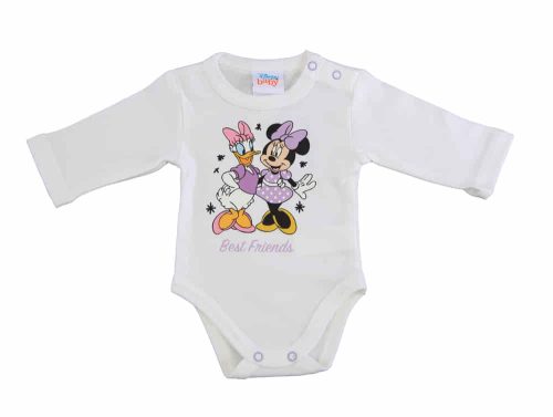 Disney Minnie mintával nyomott hosszú ujjú baba body