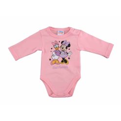 Disney Minnie mintával nyomott hosszú ujjú baba body