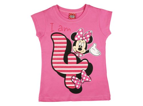 Disney Minnie szülinapos kislány póló 4 éves