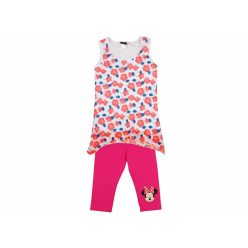 Disney Minnie lányka 2 részes ujjatlan-3/4 leggings szett