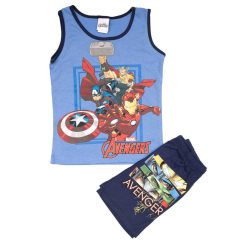   2 részes kisfiú nyári szett Avengers/Bosszúállók mintával