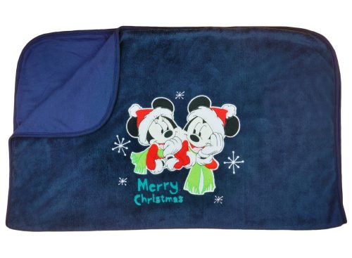 Disney Mickey és Minnie pamut-wellsoft takaró Karácsony (70x90)