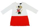 Disney Minnie hosszú ujjú lányka ruha pliszírozott muszlinnal