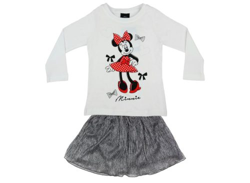 Disney Minnie 2 részes hosszú ujjú póló/szoknya szett