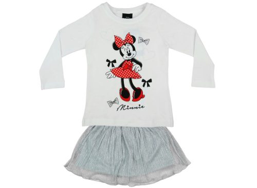 Disney Minnie 2 részes hosszú ujjú póló/szoknya szett