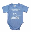 Rövid ujjú bébi kombidressz