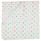 Textil tetra pelenka 75x75 cm - piros csillagos