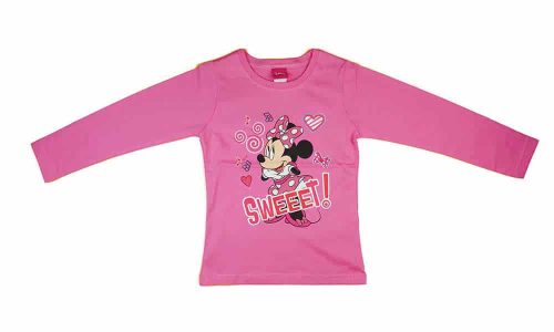 Disney Minnie csillámos hosszú ujjú kislány póló