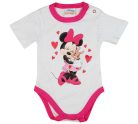 Disney Minnie szíves nyuszis rövid ujjú baba body