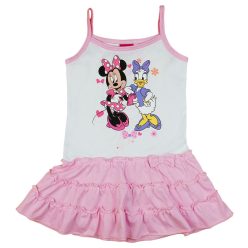   Disney Minnie és Daisy kacsa spagetti pántos fodros pamut ruha