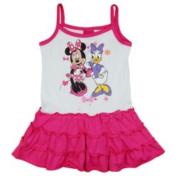   Disney Minnie és Daisy kacsa spagetti pántos fodros pamut ruha