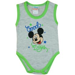   Disney Mickey  "Good Days" ujjatlan baba body szürke