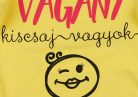 "Vagány kiscsaj vagyok" feliratos hosszú ujjú baba body sárga