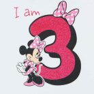 Disney Minnie szülinapos body 3 éves